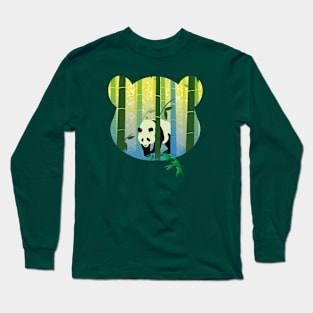 Bamboo Panda Long Sleeve T-Shirt